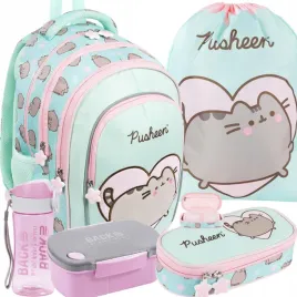 pusheen-mint-komplet-5w1-majewski-dla-dziewczynek-plecak-kot-kotki