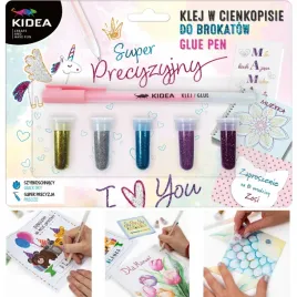 precyzyjny-klej-w-cienkopisie-ozdobny-brokat-5-kolorow-kidea