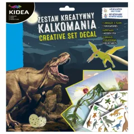 zestaw-kreatywny-kalkomania-dinozaury-tyranozaur-kidea-zkrkaka