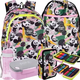 panda-cp-plecak-coolpack-szkolny-zestaw-5w1-dla-dziewczynki-mis-panda-gang
