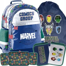 marvel-comics-plecak-chlopiecy-szkolny-do-1-4-klas-zestaw-3w1-thor-hulk