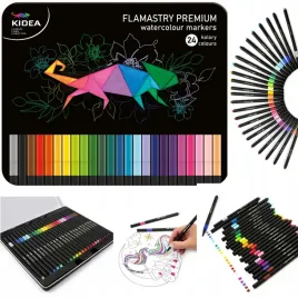 flamastry-premium-24-kolory-w-metalowym-pudelku-kwadratowe-pisaki-kidea