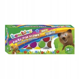bambino-farby-plakatowe-24-kol-10ml-zlota-srebrna