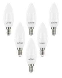 6x-zarowka-linkind-e14-led-2700k-5w-b35-zestaw-6szt
