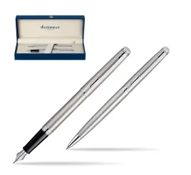 zestaw-prezentowy-pioro-wieczne-dlugopis-waterman-hemisphere-stalowa-ct