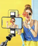 kijek-do-selfie-tripod-statyw-pilot-bluetooth-led-stan-nowy