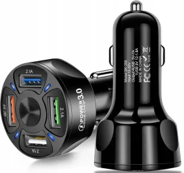 szybka-samochodowa-ladowarka-4x-usb-qc-3-0-miernik