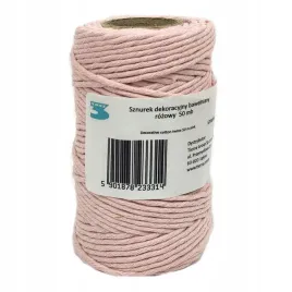 sznurek-dekoracyjny-bawelniany-50mb-pastel-rozowy-tres