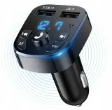 transmiter-fm-bluetooth-ladowarka-usb-qc-3-0-2xusb-stan-nowy