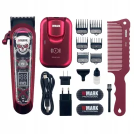 profesjonalna-maszynka-do-strzyzenia-wlosow-barberska-duzy-zestaw-czerwona