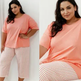 pizama-damska-bawelniana-oddychajaca-plus-size-eloise-3375-xxl