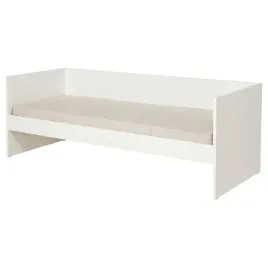 ikea-vihals-lezanka-z-1-materacem-bialy-vannareid-twardy-80x200-cm
