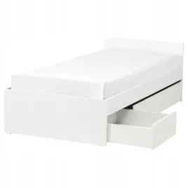 ikea-vihals-rama-lozka-z-2-pojemnikami-bialy-luroy-90x200-cm