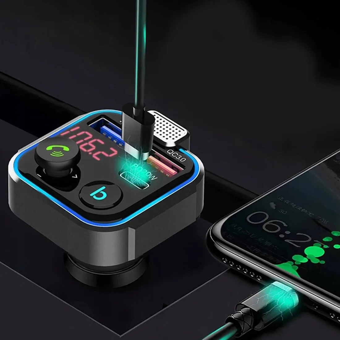 transmiter-fm-bluetooth-szybka-ladowarka-qc-usb-pd