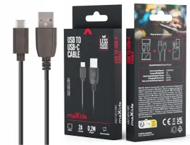 maxlife-kabel-usb-usb-c-02m-2a-fast-charge