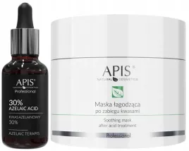 apis-zestaw-do-eksfoliacji-kwas-azealinowy-30percent-maska-lagodzaca-200ml