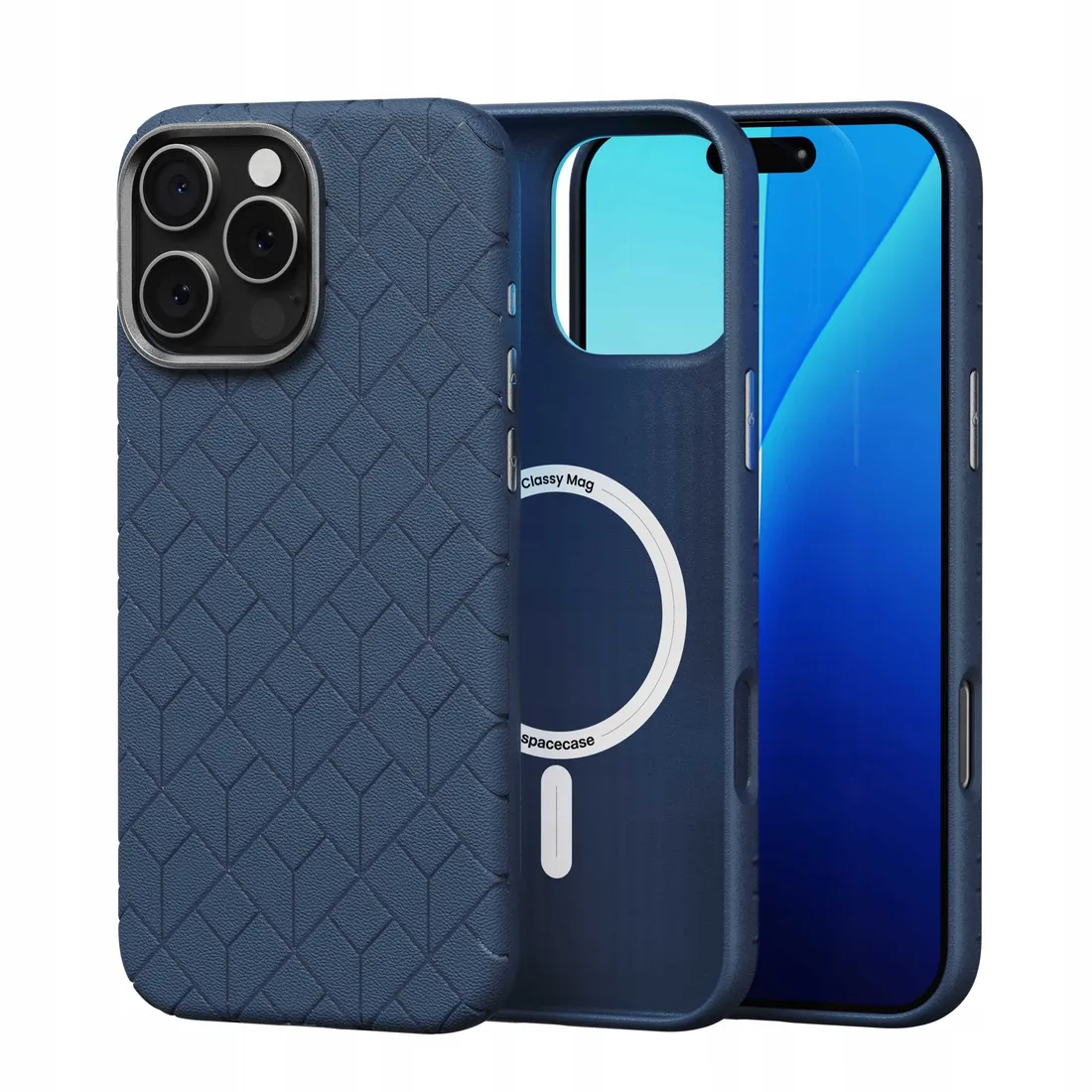spacecase-classy-mag-iphone-16-pro-max-dark-blue