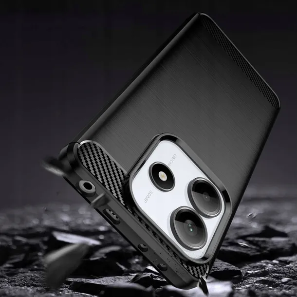 spacecase-carbon-redmi-note-14-5g-poco-m7-pro-5g-black-funkcje-ladowanie-indukcyjne-pochlanianie-wstrzasow