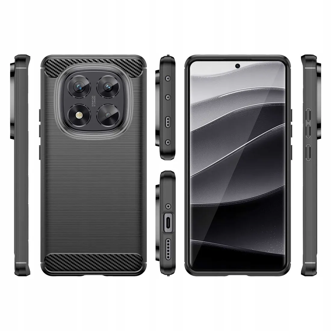 spacecase-carbon-redmi-note-14-pro-5g-black