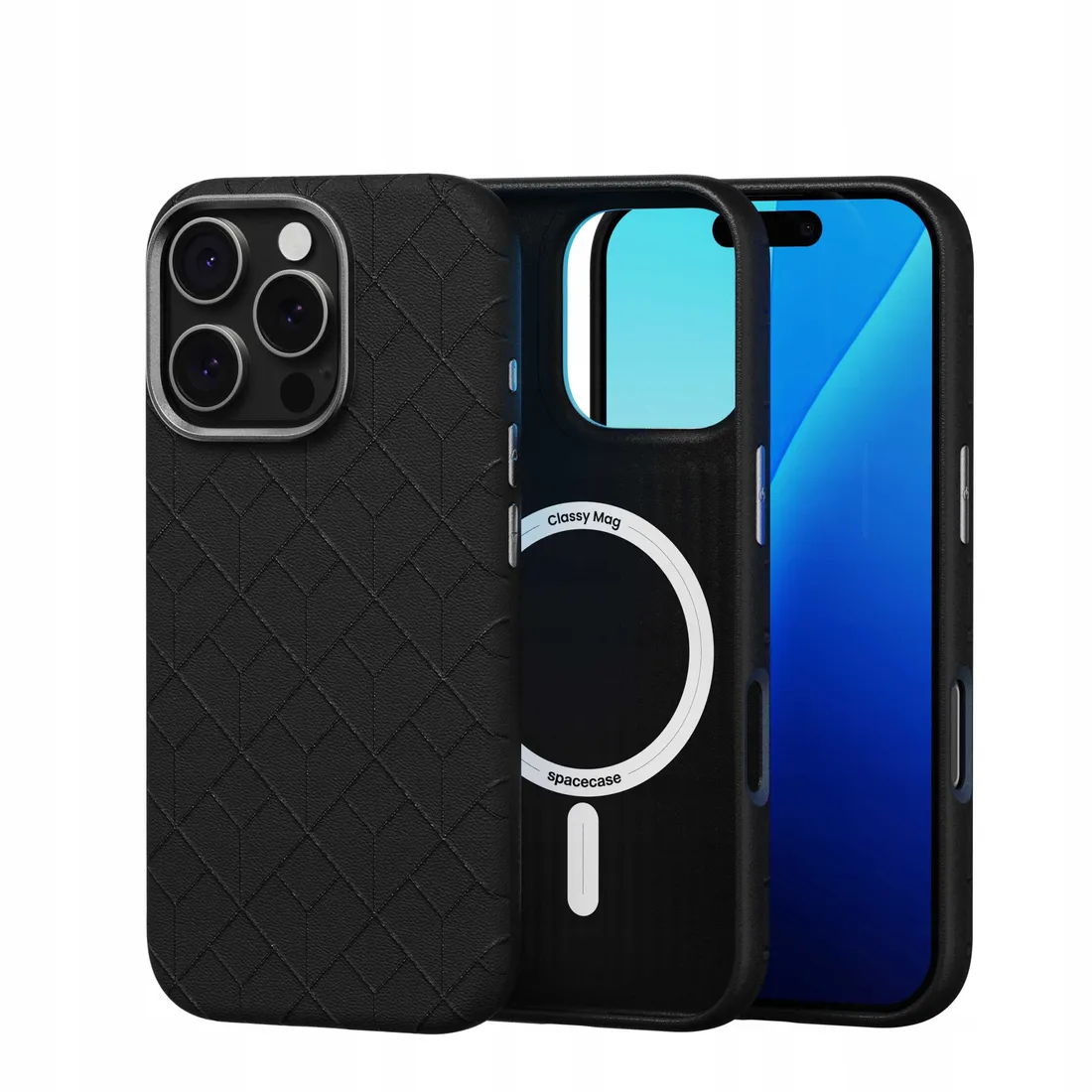 spacecase-classy-mag-iphone-16-pro-black