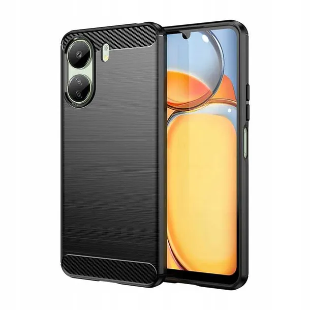 spacecase-carbon-poco-c65-redmi-13c-4g-black-funkcje-ladowanie-indukcyjne-pochlanianie-wstrzasow