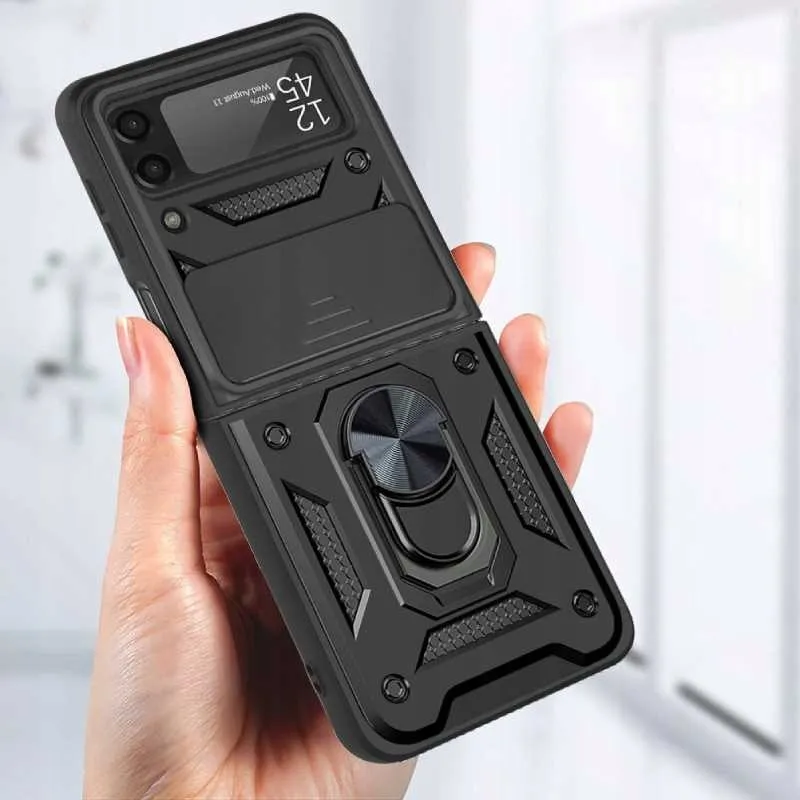 spacecase-camring-galaxy-z-flip-3-black