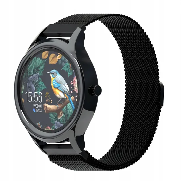 forever-smartwatch-forevive-3-sb-340-czarny-ksztalt-koperty-okragla