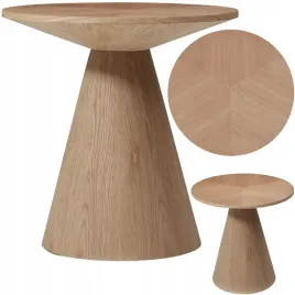 stolik-boczny-okragly-ksztalt-blatu-fornir-dab-naturalny-funkcjonalny-60-cm