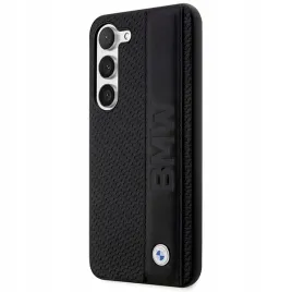 bmw-etui-hardcase-do-samsung-galaxy-s23-s916-bmhcs23m22rdpk-leather-stripe