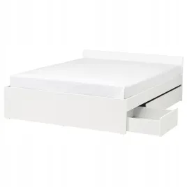 ikea-vihals-rama-lozka-z-2-pojemnikami-bialy-luroy-160x200-cm