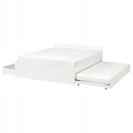 ikea-vihals-rama-lozka-2-pojem-1-lozko-wysuwane-bialy-luroy-160x200-cm