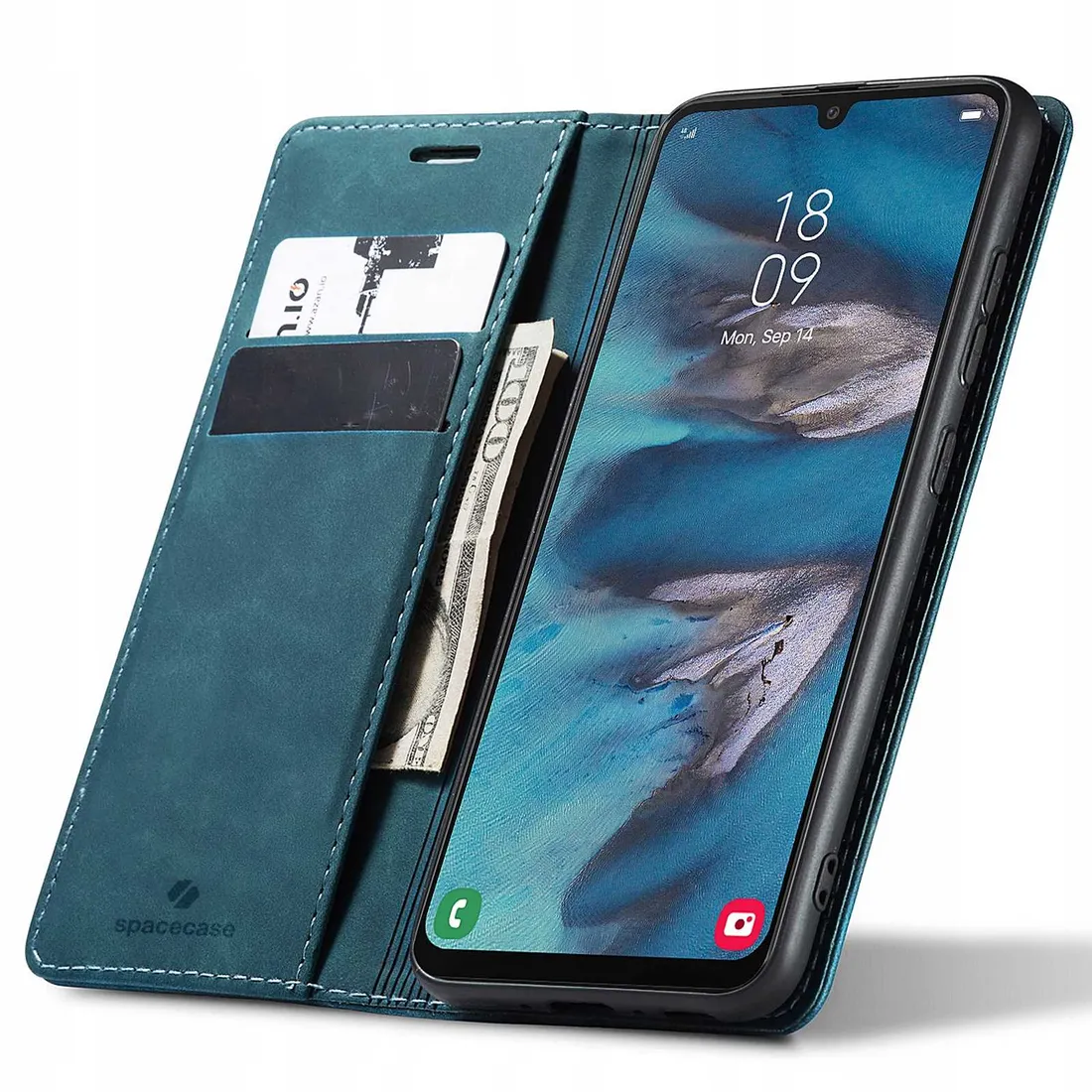 spacecase-wallet-galaxy-a34-5g-blue