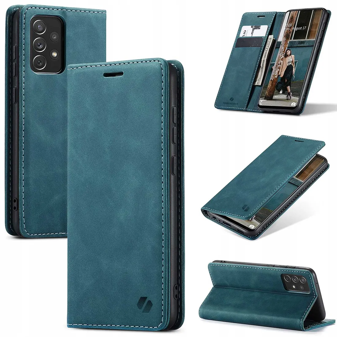 spacecase-wallet-galaxy-a72-5g-blue