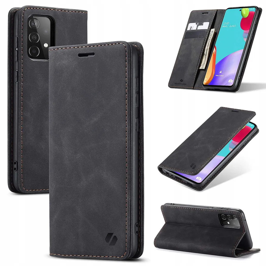 spacecase-wallet-galaxy-a52-5g-black