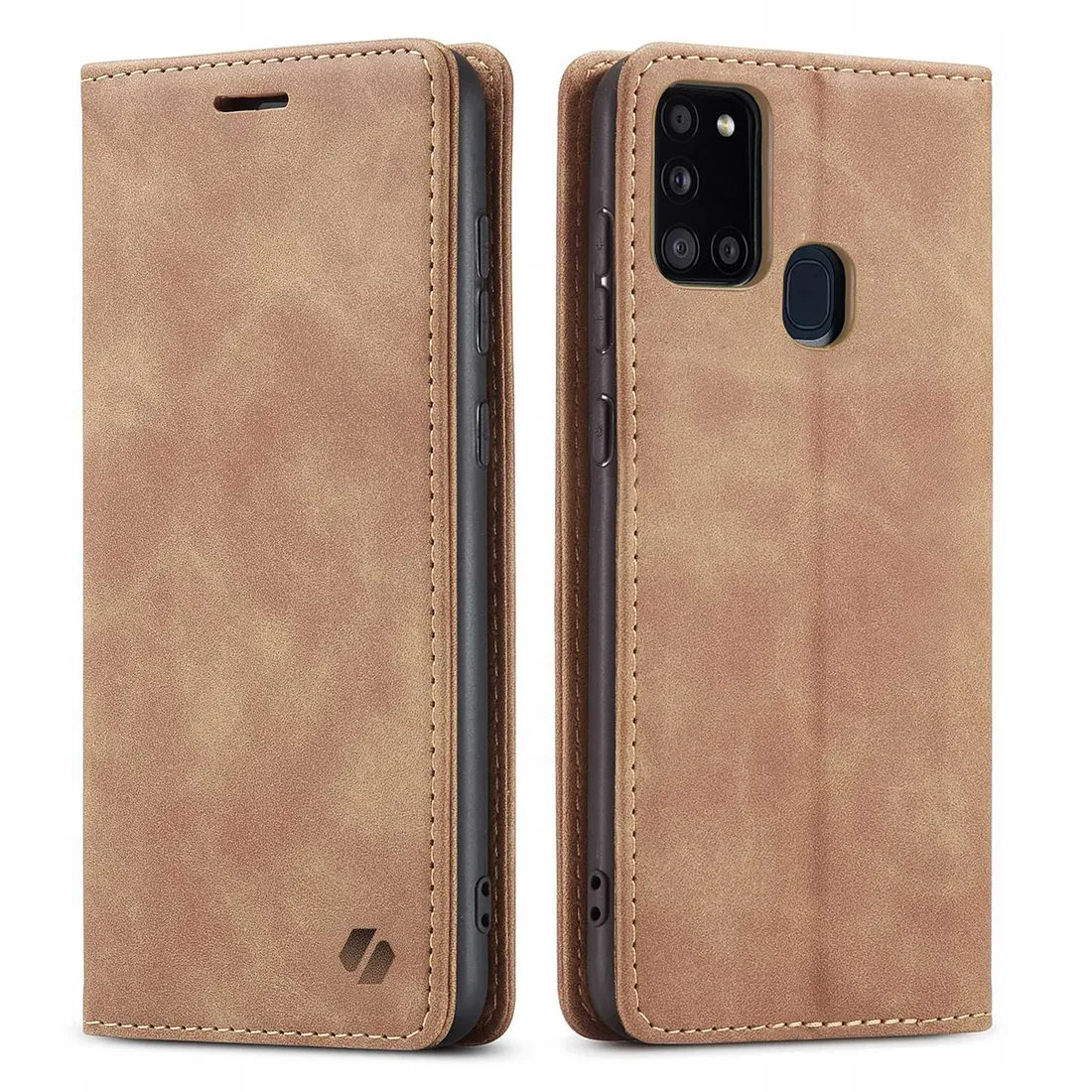 spacecase-wallet-galaxy-a21s-light-brown-stan-nowy