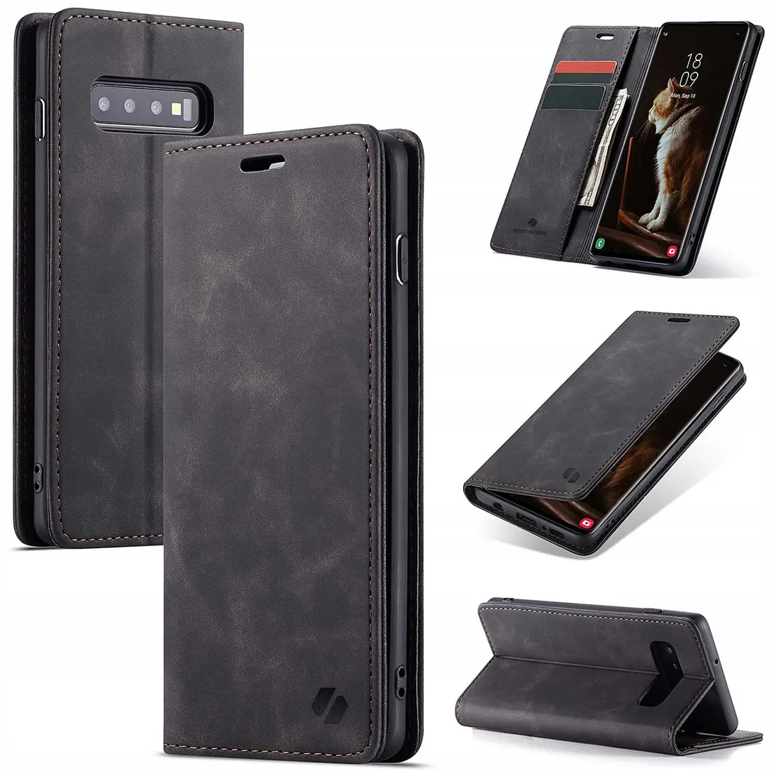 spacecase-wallet-galaxy-s10-black