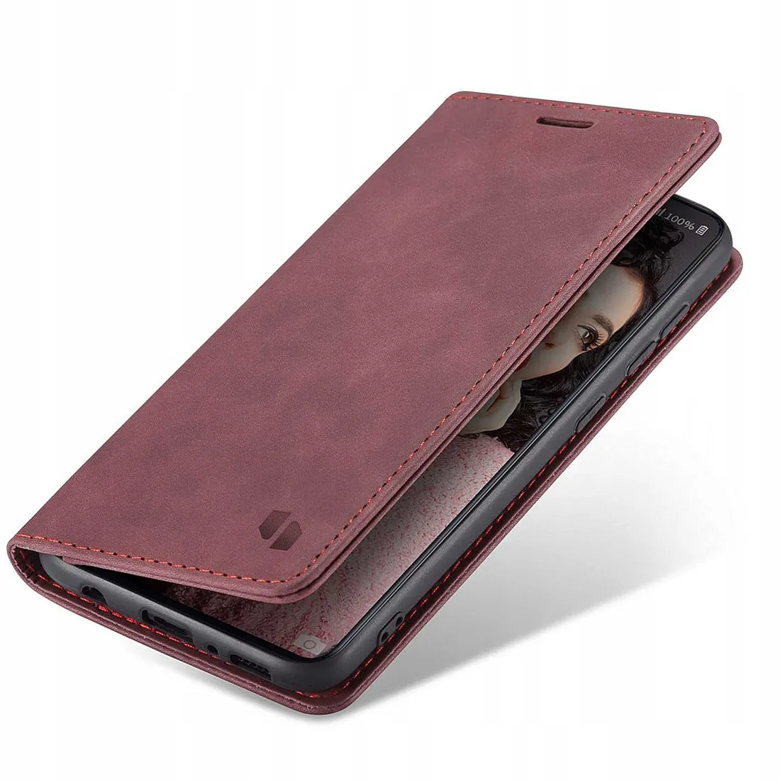 spacecase-wallet-galaxy-a71-red