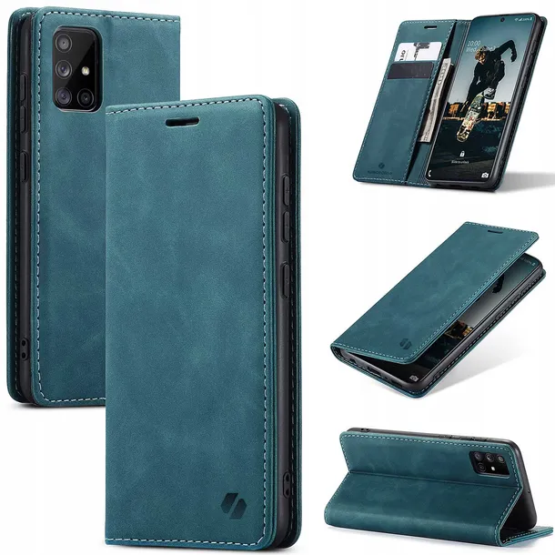 spacecase-wallet-galaxy-a71-blue-rozszerzenie-podstawka