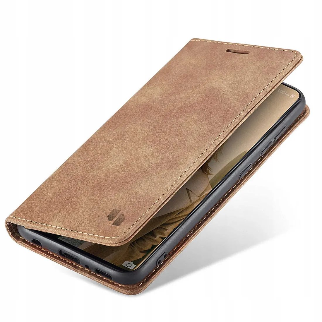 spacecase-wallet-galaxy-a71-light-brown