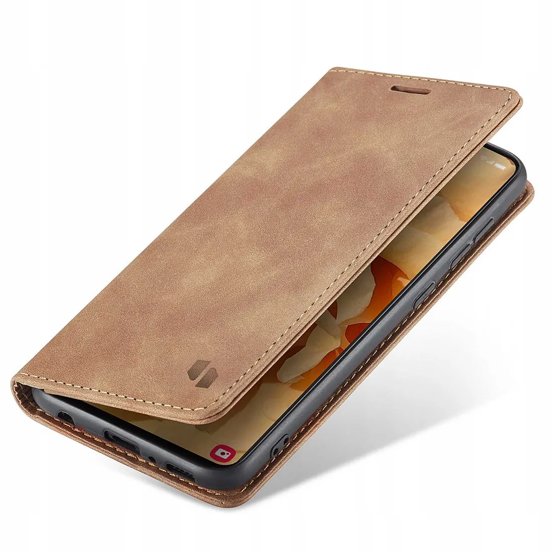 spacecase-wallet-galaxy-a51-light-brown