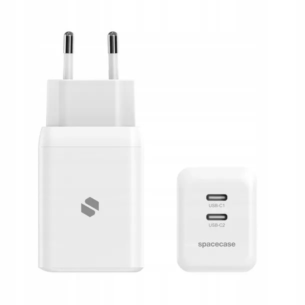 spacecase-usb-charger-45w-gan-sc007w-white-marka-spacecase