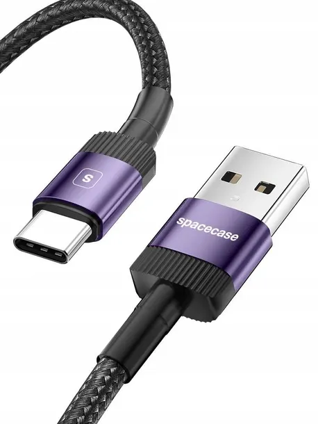spacecase-usb-c-cable-1m-3a-purple-zlacza-usb-usb-typ-c