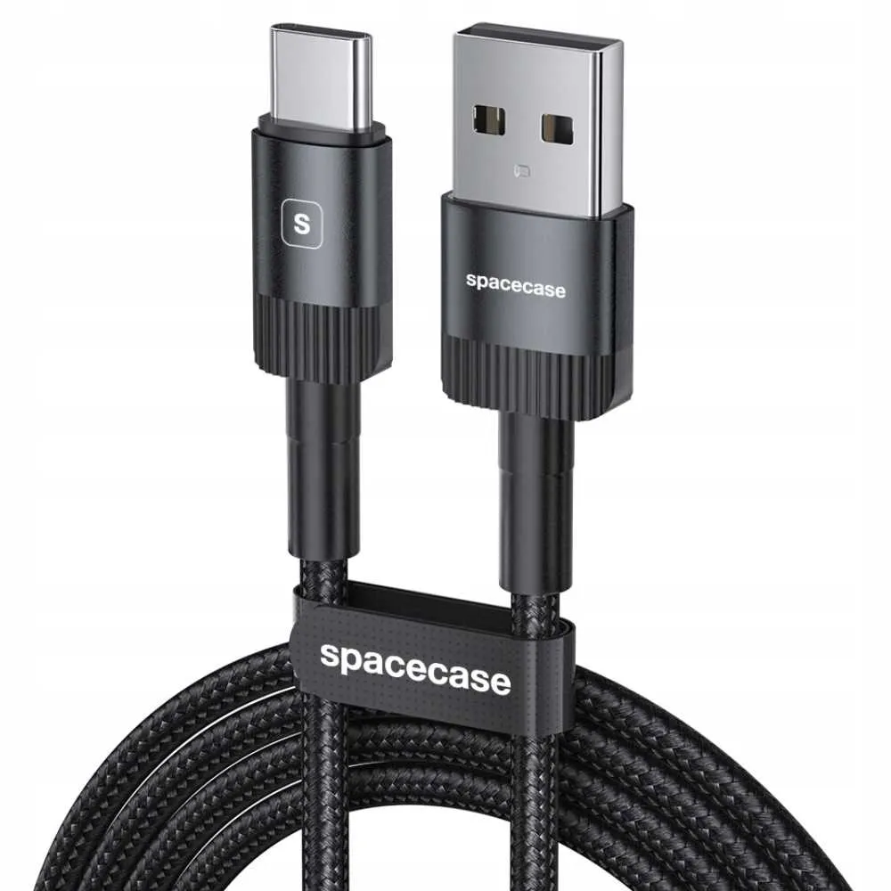 spacecase-usb-c-cable-1m-3a-black