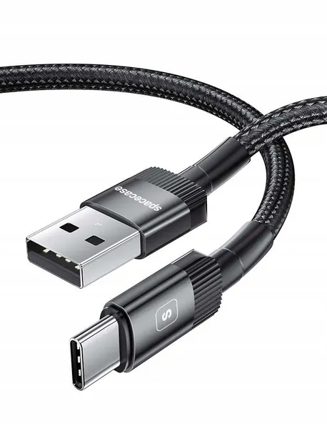 spacecase-usb-c-cable-1m-3a-black-konstrukcja-oplot
