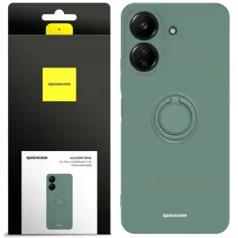 spacecase-silicone-ring-redmi-13c-4g-poco-c65-dark-gree
