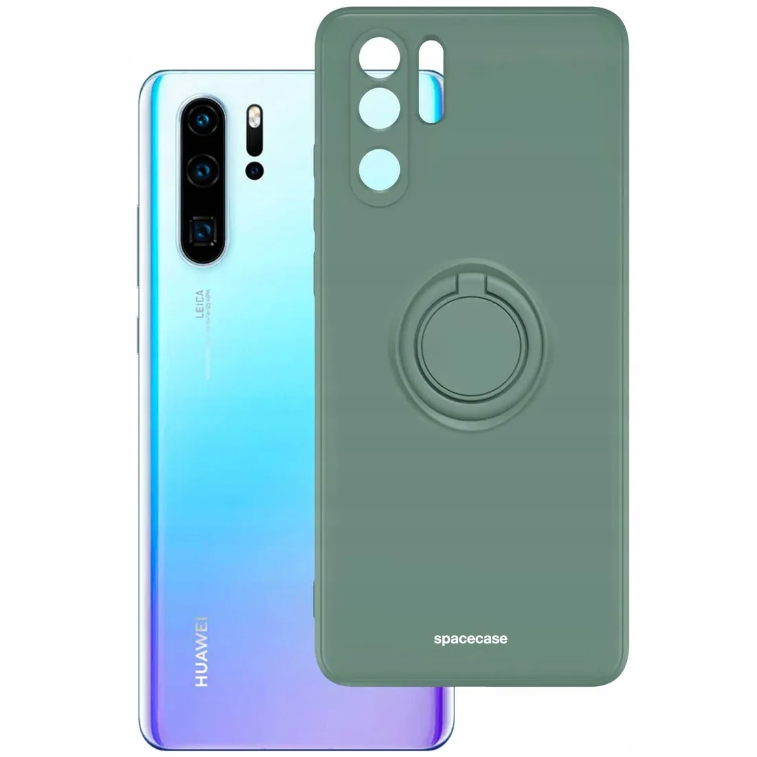 spacecase-silicone-ring-huawei-p30-pro-dark-green