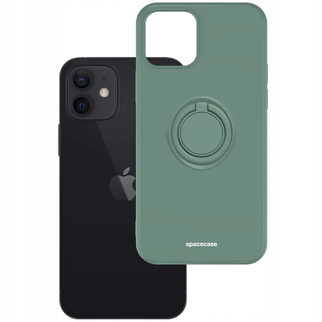 spacecase-silicone-ring-iphone-12-mini-dark-green