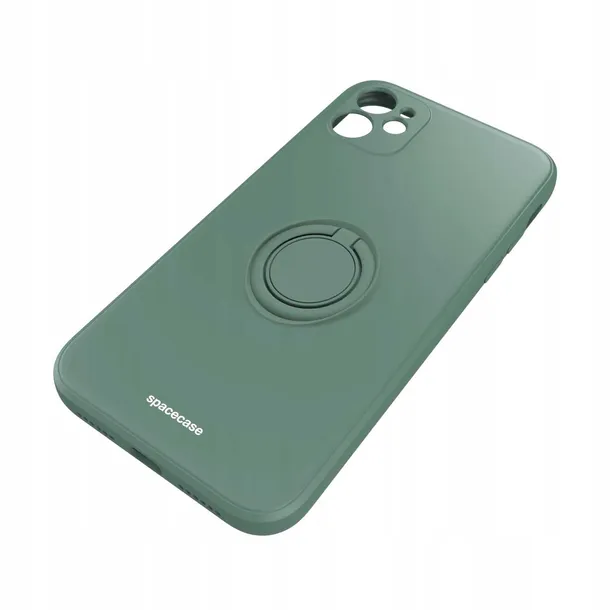 spacecase-silicone-ring-iphone-11-dark-green-kolor-zielony