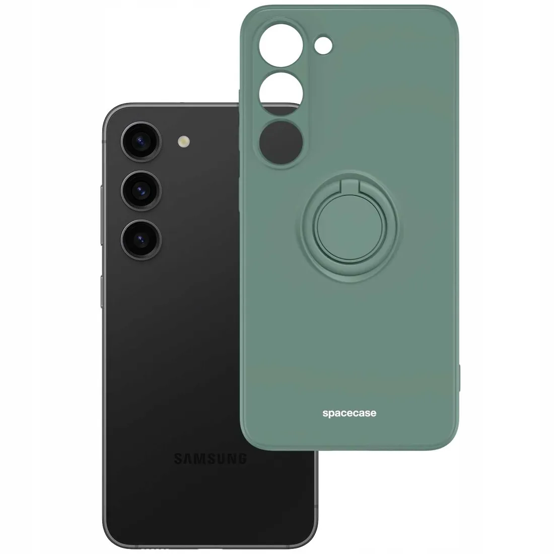 spacecase-silicone-ring-galaxy-s23-dark-green
