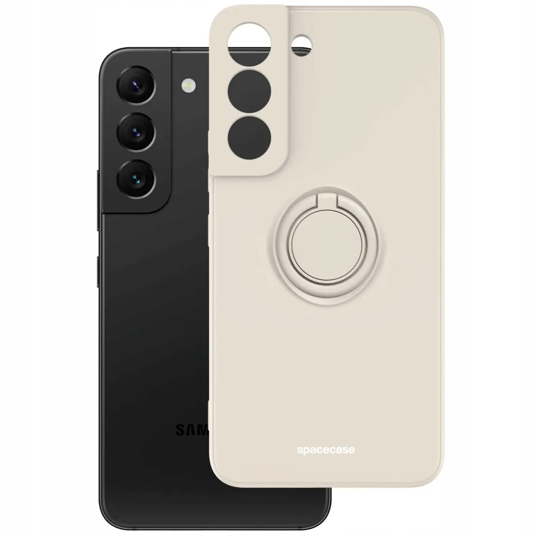 spacecase-silicone-ring-galaxy-s22-bone